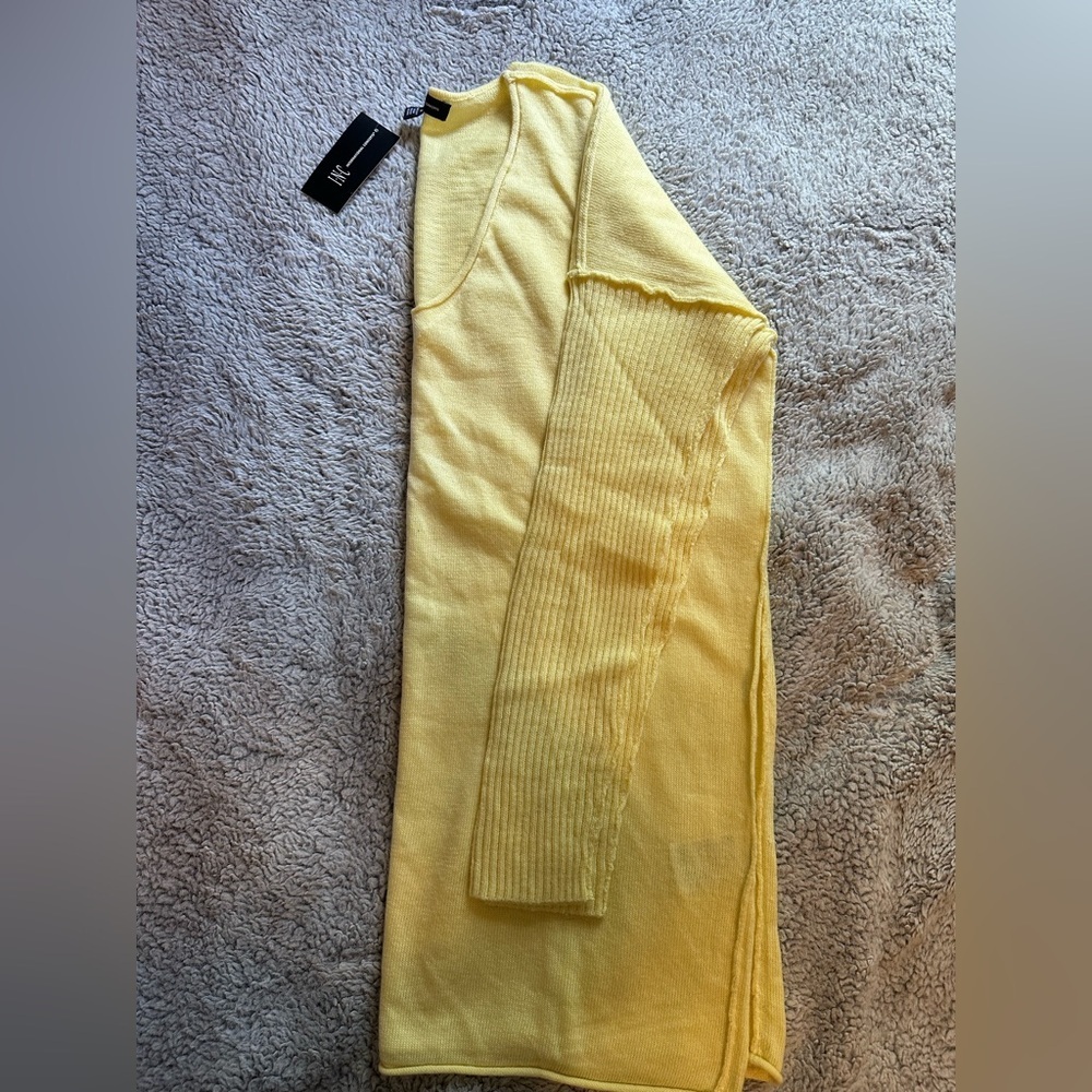 INC International Concepts‎ Yellow V-Neck Sweater - Picture 6 of 8